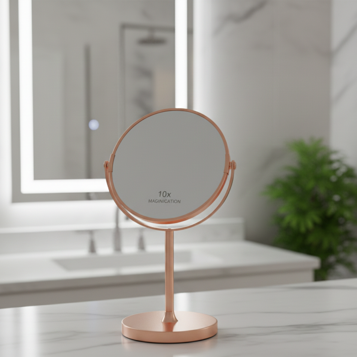 Espejo de aumento portátil X10 GlowDesk