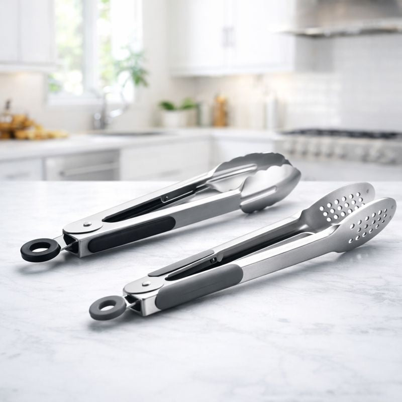 Pinzas de Cocina de Acero Inoxidable Premium