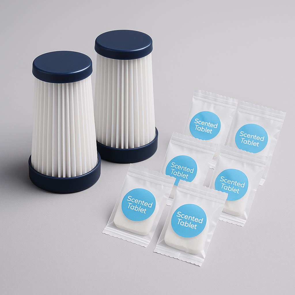 10 Tabletas Aromáticas + 2 Filtros