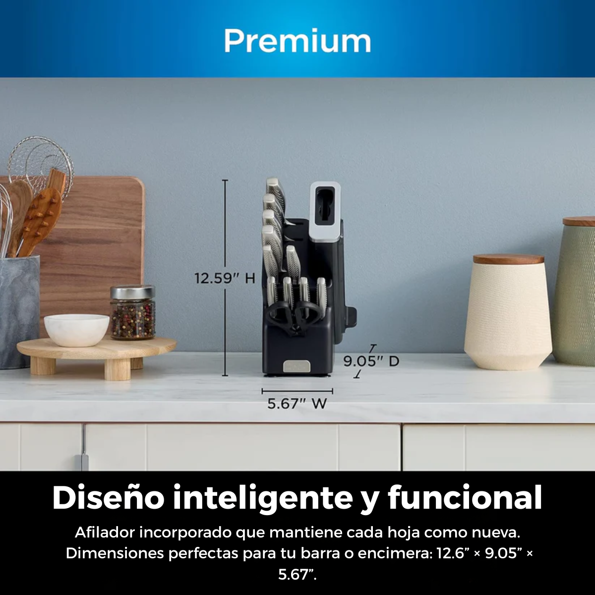 Set de cuchillos CulinaPro