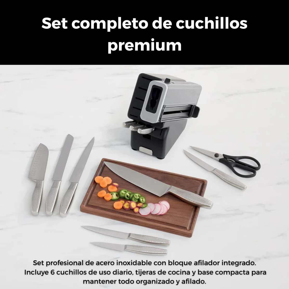 Set de cuchillos CulinaPro