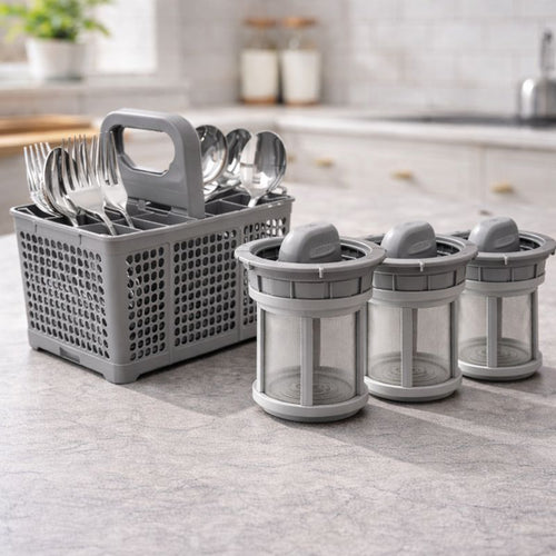 Combo  ByeSink™: Pack Filtros De Repuestos  + Cesta Organizadora Cubiertos